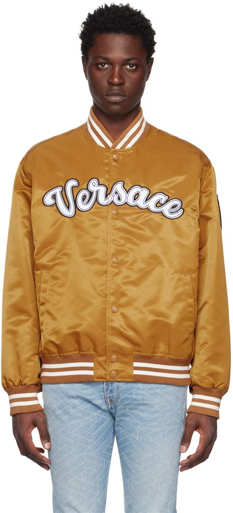 versace bomberjacke gold